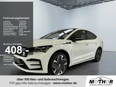 Brugt Skoda Enyaq iV Lounge 219 kW (299 HK) 2024 Hvid SUV