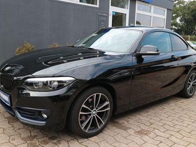 Gebraucht BMW 218 Sport Line 150 PS (110 kW) 2019 Schwarz Coupé