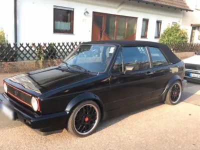 Gebraucht VW Golf Cabriolet Sportline 98 PS (72 kW) 1991 Schwarz Cabrio