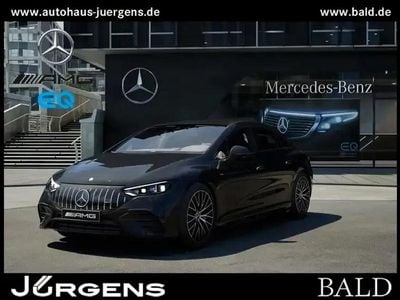 Schwarz metalliclack obsidians Gebraucht 2024 Mercedes EQE AMG 43 AMG Limousine | 65.880 € (Fairer Preis)