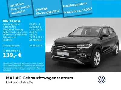 Gebraucht VW T-Cross Style 110 PS (80 kW) 2023 Deep black perleffekt SUV