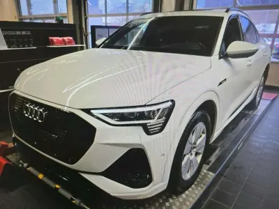 Brugt Audi e-tron Sportback S-Line 300 kW (408 HK) 2022 Hvid SUV