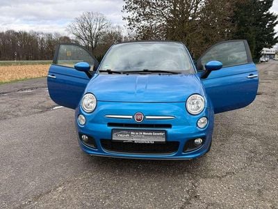 Usata Fiat 500C 69 CV (50 kW) 2015 Blu Cabrio