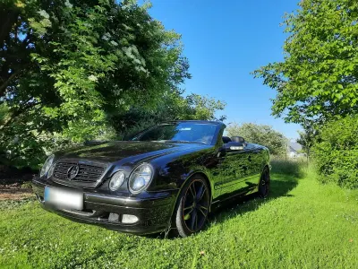Brugt Mercedes CLK200 Avantgarde 163 HK (119 kW) 2001 Sort Cabriolet
