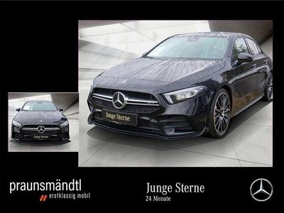 Schwarz Gebraucht 2021 Mercedes A35 AMG Night Limousine | 40.900 € (Teuer)