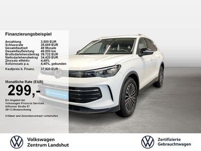 Pure white Gebraucht 2025 VW Tiguan Goal SUV | 37.920 € (Guter Preis)
