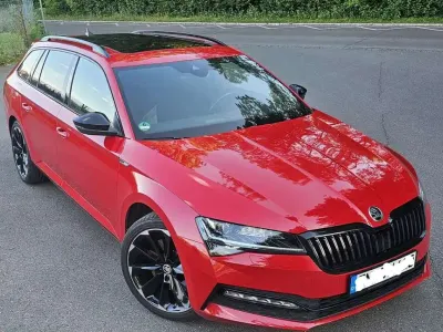 Gebraucht Skoda Superb SportLine 280 PS (205 kW) 2023 Rot Kombi