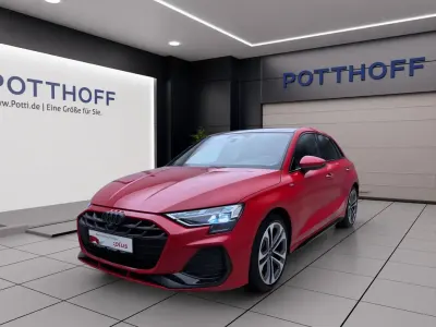 Second-hand Audi A3 S-Line 150 CP (110 kW) 2025 Roșu Berlinǎ