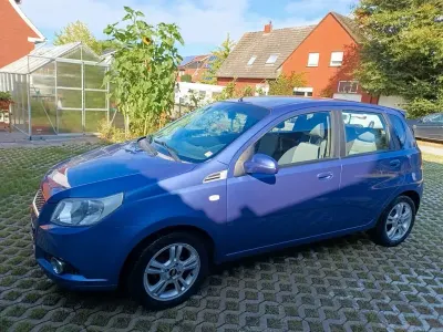 Gebraucht Chevrolet Aveo LT 101 PS (74 kW) 2008 Blau Limousine