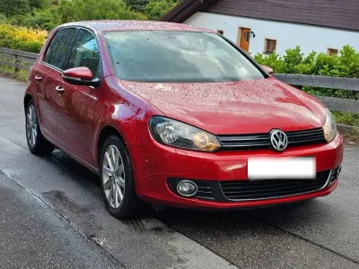Gebraucht VW Golf VI Highline 160 PS (117 kW) 2009 Rot Kleinwagen