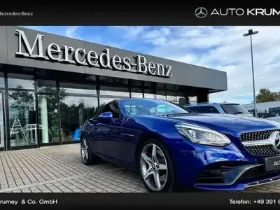 Gebraucht Mercedes SLC200 AMG line 184 PS (135 kW) 2020 Blau Cabrio
