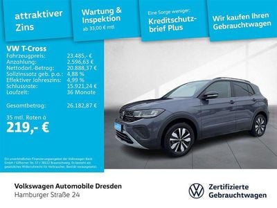 Gebraucht VW T-Cross Life 116 PS (85 kW) 2025 Grau SUV
