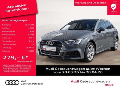 Gebraucht Audi A3 S-Line 150 PS (110 kW) 2018 Grau Limousine