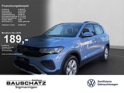 Gebraucht VW T-Cross Life 95 PS (69 kW) 2026 Clear blue SUV