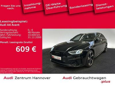 Gebraucht Audi A4 S-Line 150 PS (110 kW) 2023 0e mythosschwarz metallic Kombi