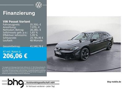 Gebraucht VW Passat R-line 150 PS (110 kW) 2025 Schwarz Kombi