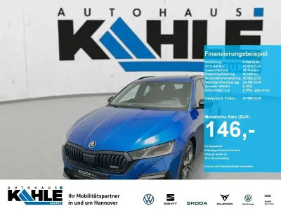 Gebraucht Skoda Octavia RS 200 PS (147 kW) 2021 Raceblau metallic Kombi