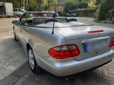 Brugt Mercedes CLK200 163 HK (119 kW) 2002 Sølv Cabriolet