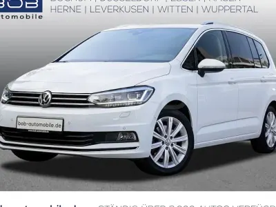 Gebraucht VW Touran Highline 150 PS (110 kW) 2019 Weiß Van / Kleinbus