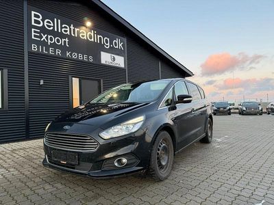 Schwarz Gebraucht 2018 Ford S-MAX Titanium Van / Kleinbus | 9.500 € (Guter Preis)