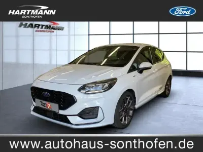 Gebraucht Ford Fiesta ST-Line 125 PS (91 kW) 2022 Frostweiß (metallic) Kleinwagen