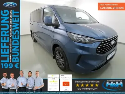 Gebraucht Ford Tourneo Custom Titanium 170 PS (125 kW) 2024 Blau Van