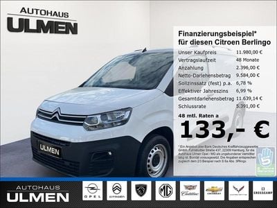 Gebraucht Citroën Berlingo 75 PS (55 kW) 2021 Weiss Van / Kleinbus