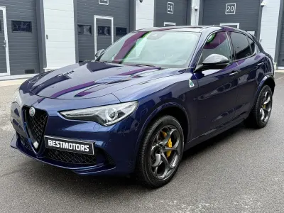 Gebraucht Alfa Romeo Stelvio Quadrifoglio 510 PS (375 kW) 2020 Blau SUV