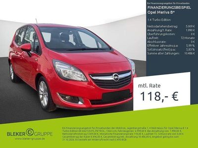 Usata Opel Meriva Edition 120 CV (88 kW) 2015 Rosso Monovolume