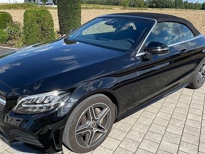 Gebraucht Mercedes C180 AMG line 156 PS (114 kW) 2019 Schwarz Cabrio