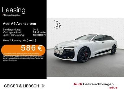 Weiß Gebraucht 2025 Audi A6 e-tron S-Line Kombi | 76.599 € (Teuer)