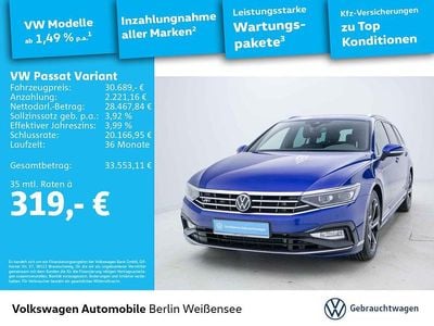 Lapiz blue metallic Gebraucht 2022 VW Passat Elegance Kombi | 30.689 € (Fairer Preis)