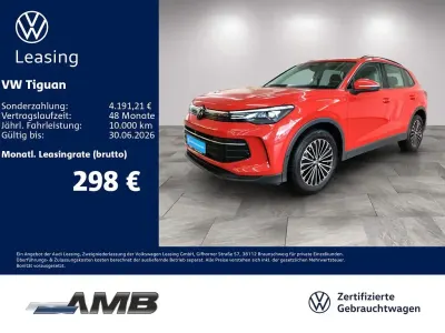 Używany VW Tiguan Life 150 KM (110 kW) 2024 Czerwony SUV