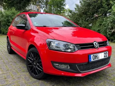 Gebraucht VW Polo Style 69 PS (50 kW) 2011 Rot Kleinwagen