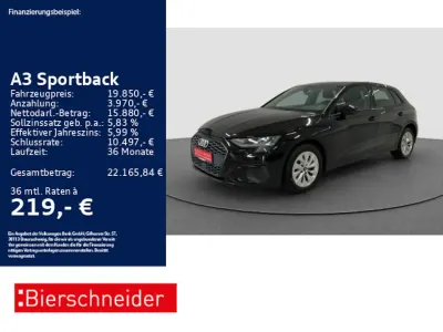 Gebraucht Audi A3 Sportback e-tron 204 PS (150 kW) 2022 Brillantschwarz Kleinwagen