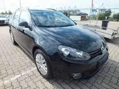 Gebraucht VW Golf VI 105 PS (77 kW) 2012 Schwarz Kombi