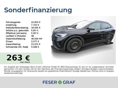 Mythosschwarz metallic Gebraucht 2022 VW ID.4 Pro Performance SUV | 25.850 € (Fairer Preis)