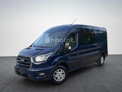 Second-hand Ford Transit Limited 185 CP (136 kW) 2021 Albastru Monovolum