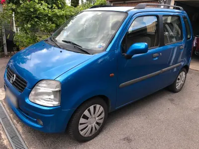 Gebraucht Opel Agila 80 PS (58 kW) 2000 Blau Van / Kleinbus
