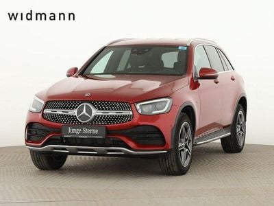Gebraucht Mercedes GLC300e AMG 194 PS (142 kW) 2020 Designo hyazinthrot metallic SUV