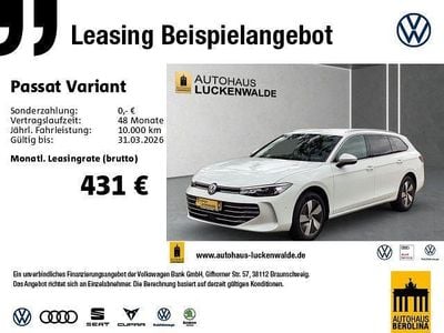 Weiß Gebraucht 2025 VW Passat Business Kombi | 37.489 € (Guter Preis)