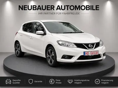 Gebraucht Nissan Pulsar Acenta 116 PS (85 kW) 2015 Weiß Kleinwagen