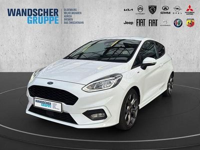 Gebraucht Ford Fiesta ST-Line 101 PS (74 kW) 2018 Weißschwarz Kleinwagen