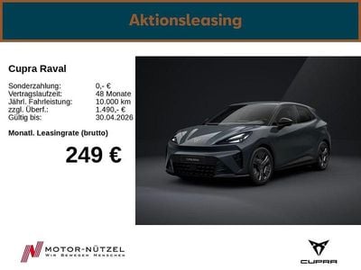 Neu Cupra Raval Endurance 155 kW (211 PS) 2026 Blau