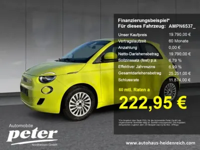 Second-hand Fiat 500e 86 kW (118 CP) 2024 Galben Hatchback