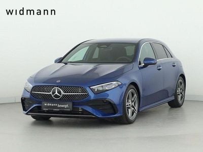 Second-hand Mercedes A200 AMG line 150 CP (110 kW) 2025 Albastru Berlinǎ