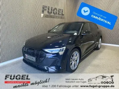 Gebraucht Audi e-tron S-Line 300 kW (408 PS) 2022 Mythosschwarz metallic SUV