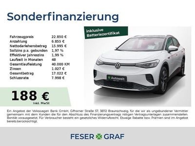 Gebraucht VW ID.4 Pro Performance 150 kW (204 PS) 2022 Weiß SUV
