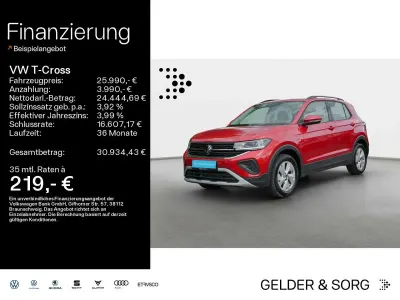 Gebraucht VW T-Cross Life 150 PS (110 kW) 2024 Rot SUV