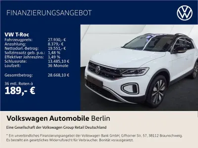 Gebraucht VW T-Roc Goal 150 PS (110 kW) 2025 Weiß SUV